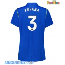 Camisa de time de futebol Chelsea Wesley Fofana #3 Replicas 1º Equipamento Feminina 2026-27 Manga Curta